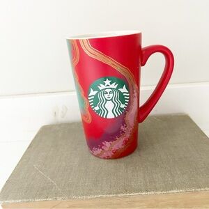 Starbucks Red & Green 16 oz Mug 2021